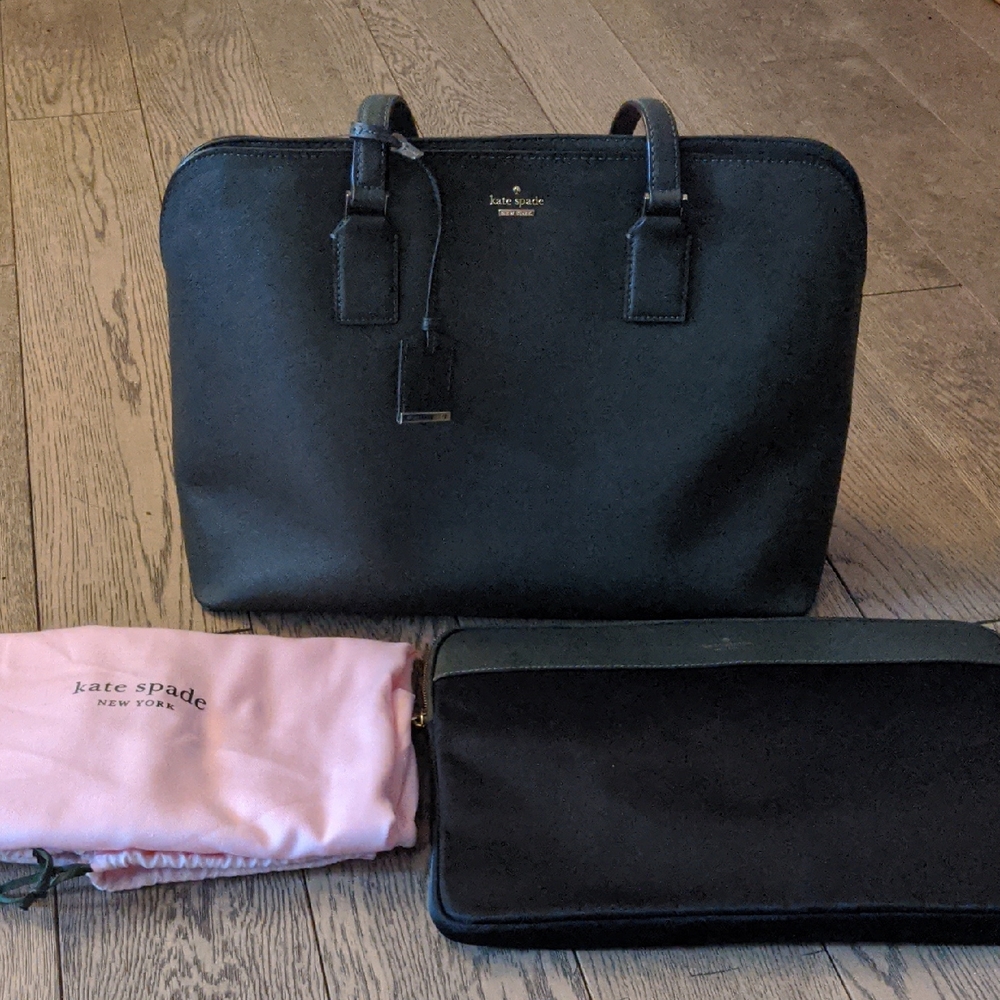 Kate Spade Dark Olive Green Handbag Set
